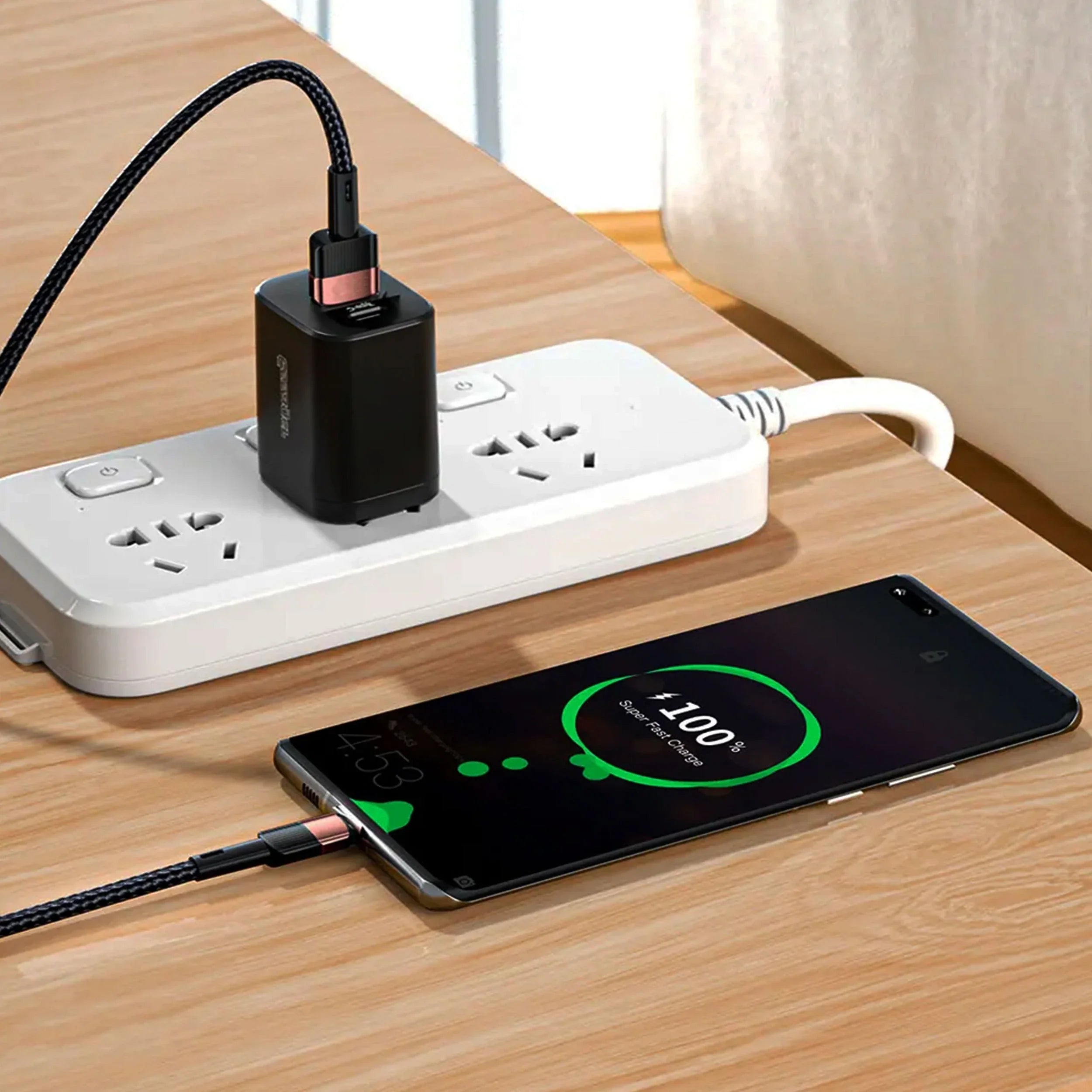 10-Foot Fast Charging Cable - USB-A to USB-C